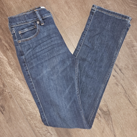 abercrombie kids Denim - Abercrombie Kids Girls Dark Wash Straight Leg Skinny Jeans - Size 13/14 Long